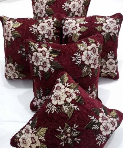 Imported 5 Pcs Velvet Cushion covers Set 