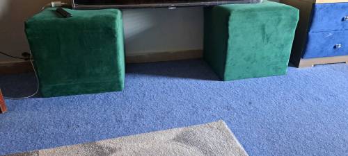 5 seater sofa set/2 extra seater/curtains/covers/table/Dinning table