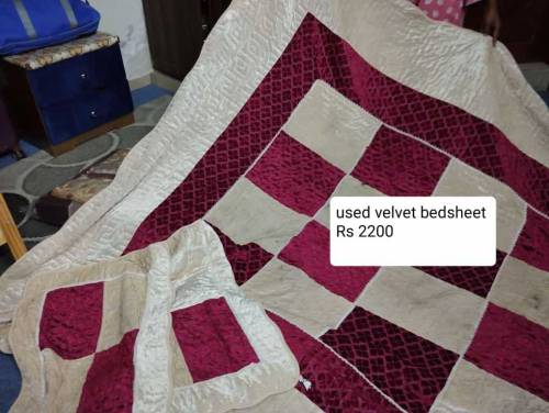 Bridal bed sheets/ shoes/ bags