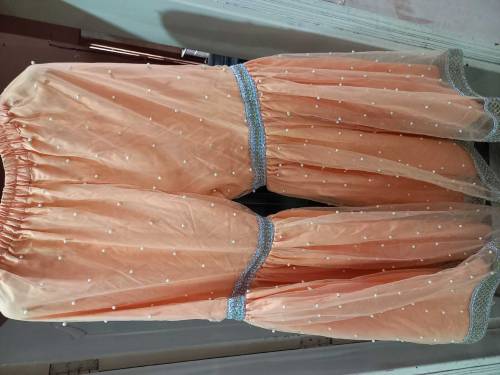 lehnga peach