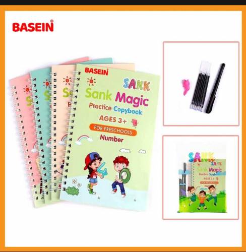 Sank Magic Reusable Pratice Copybook for Kids