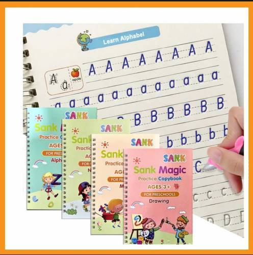 Sank Magic Reusable Pratice Copybook for Kids