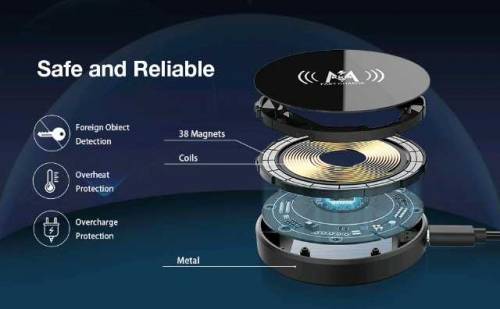 Wireless Charger - RS: 1759 with 15% Discount - Delivery fee: 200/=