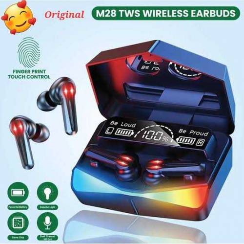 TWS Earbuds M28 TWS Bluetooth 5.3 Wireless Infurion Headphones HIFI