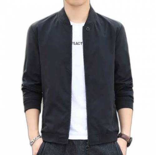 Men's Stylish Bomber Quilted Fleece plain Jacket 
