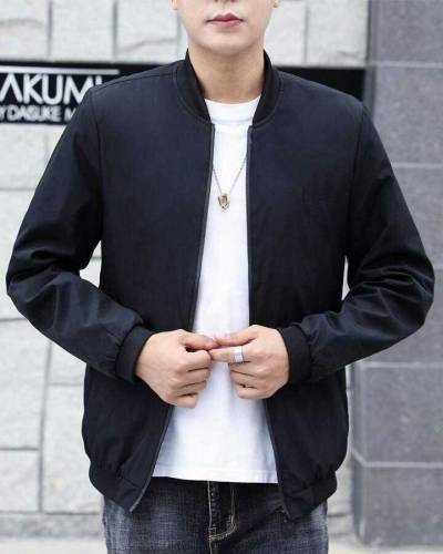 Men's Stylish Bomber Quilted Fleece plain Jacket 