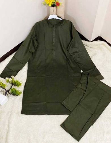 2 Pcs man's wear kurta pajama 4 colours are available