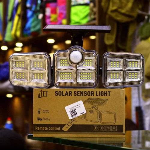 3 Heads 122 LED Solar Lights Outdoor Solar Light Motion Sensor Lights (Free Delivery)