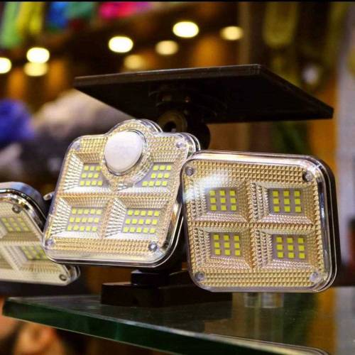 3 Heads 122 LED Solar Lights Outdoor Solar Light Motion Sensor Lights (Free Delivery)