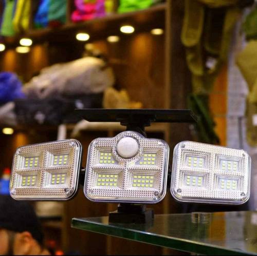 3 Heads 122 LED Solar Lights Outdoor Solar Light Motion Sensor Lights (Free Delivery)