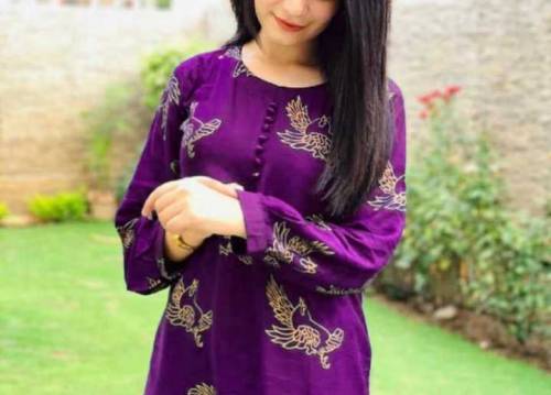 2 Pcs Stitched Women linen Suit Free Cash On Delivery