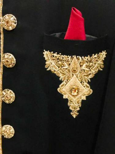 Sherwani with khula Fortress dulha house 