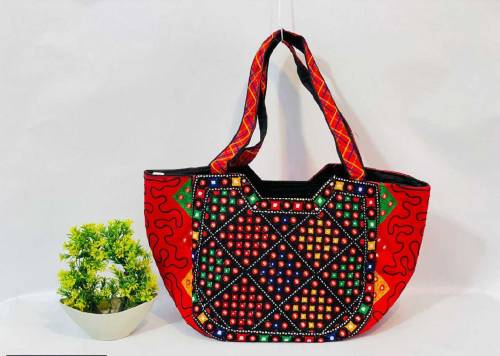 Aari and mirror work embroidered 