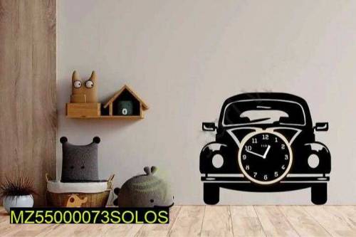 Car Art mdf new wall clock