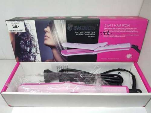 Shinon hair straightener and crimper 