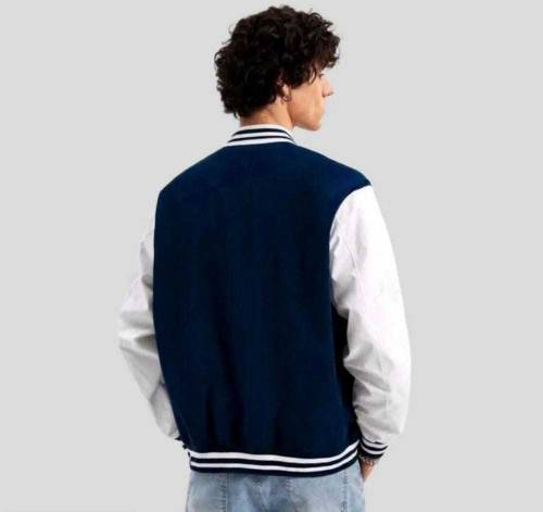 Men's Stiched Fleece plain winter jacket