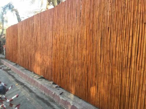 bamboo wall covering fance 