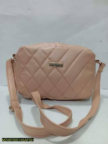 women's stylish PU leather quilted cross body bag