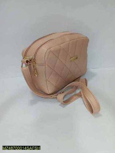 women's stylish PU leather quilted cross body bag
