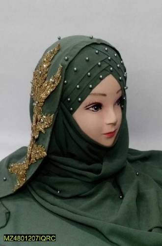 Ready to wear hijab with Stones