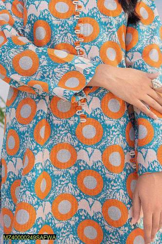 •  Fabric: Khaddar• : Digital Printed