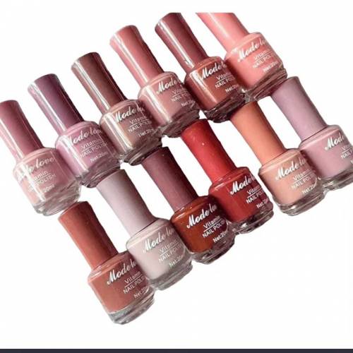 Nail paint 12 colours Available