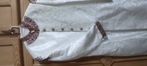 White sherwani