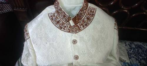 White sherwani