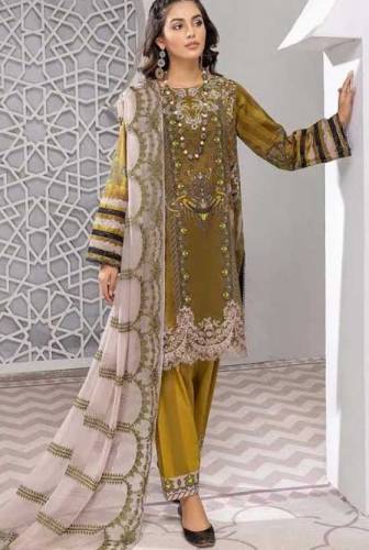 Naranji original embroidery lawn Available for sell in discounted pri