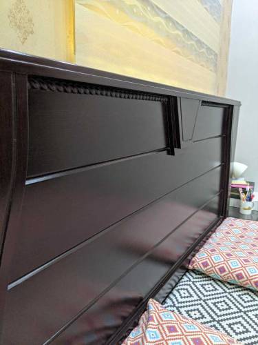 Bed and side tables