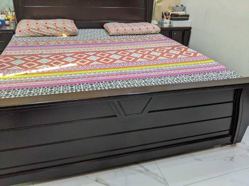 Bed and side tables