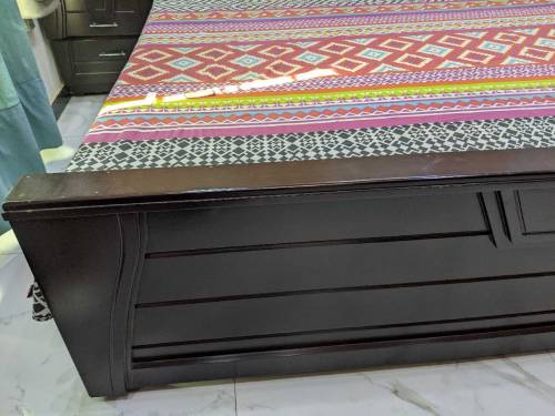 Bed and side tables