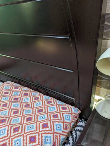 Bed and side tables