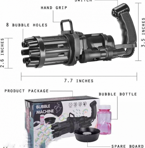 Bubble machine gun 