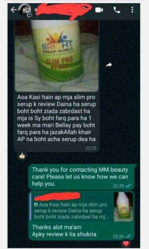 *Slim pro Syrup* 