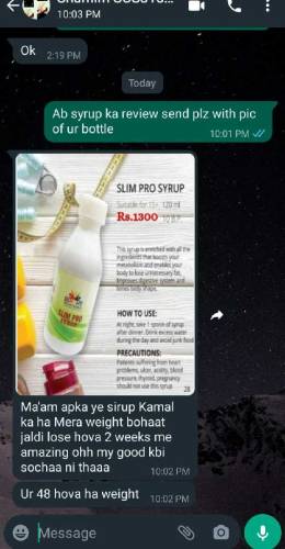 *Slim pro Syrup* 