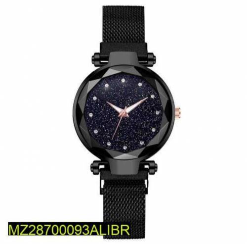Black Ladies Stylish Watch 