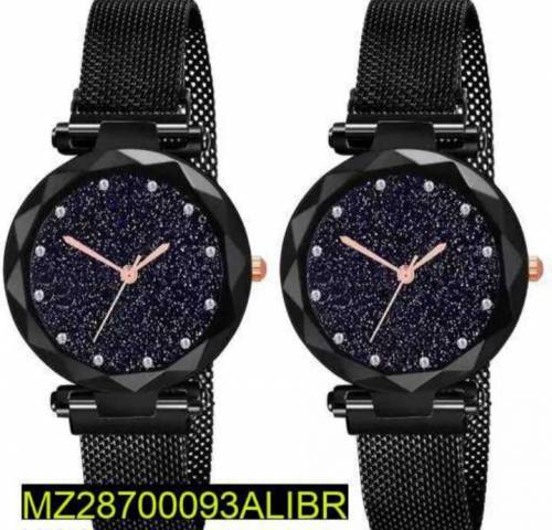 Black Ladies Stylish Watch 