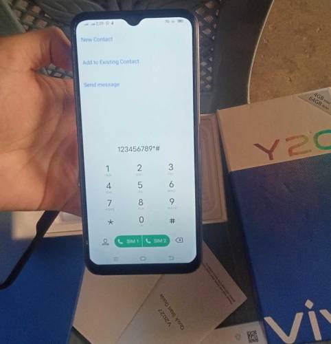 vivo y20 4/64 urgent sale