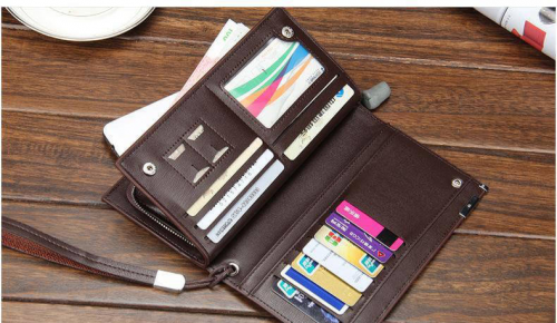 Spacious Leather Wallet (Man and Woman)