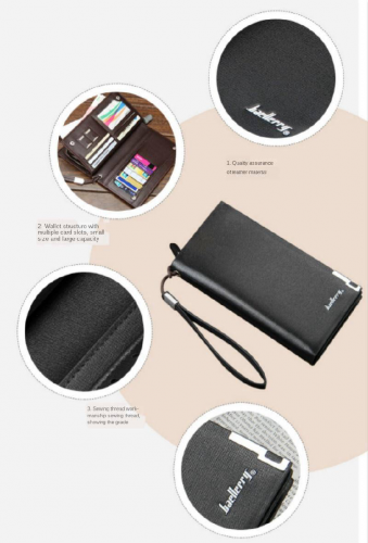 Spacious Leather Wallet (Man and Woman)