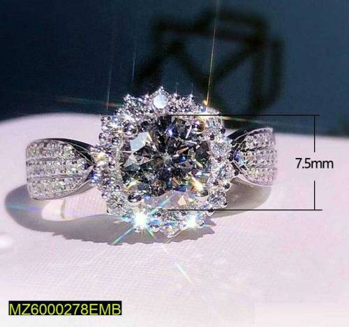 Diamonds flower ring 