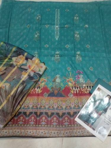 LAWN 90/70 TWINS SEQUENCE DAIMOND DUPATTA