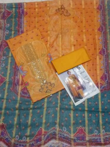 LAWN 90/70 TWINS SEQUENCE DAIMOND DUPATTA