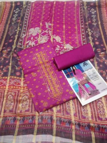 LAWN 90/70 TWINS SEQUENCE DAIMOND DUPATTA