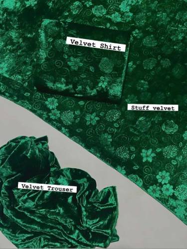 Woman Velvet Frock 