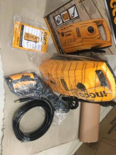 New) INGCO High Pressure Car Washer Machine - 130 Bar, Copper Motor