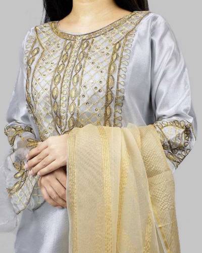 3 piece stitched woman suit