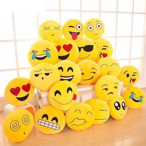 emokis/smiles pillow 
