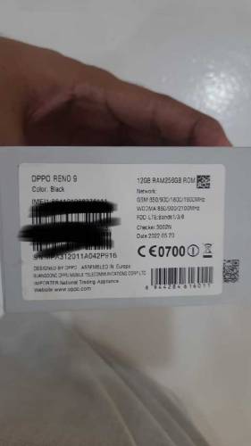 Oppo reno 9 5G 12/256 GB